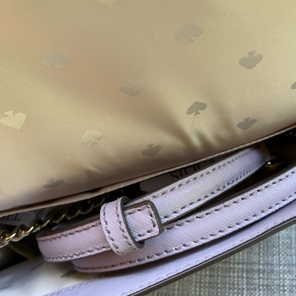 KATE SPADE CAMERON CHAIN LAVENDER CROSSBODY CLUTCH - Picture 2 of 15